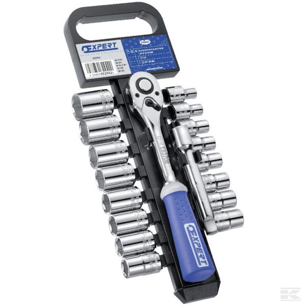 +Socket set 1/2" 18 pcs.