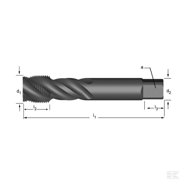 Метчик E043 HSS-XS1 HSCo