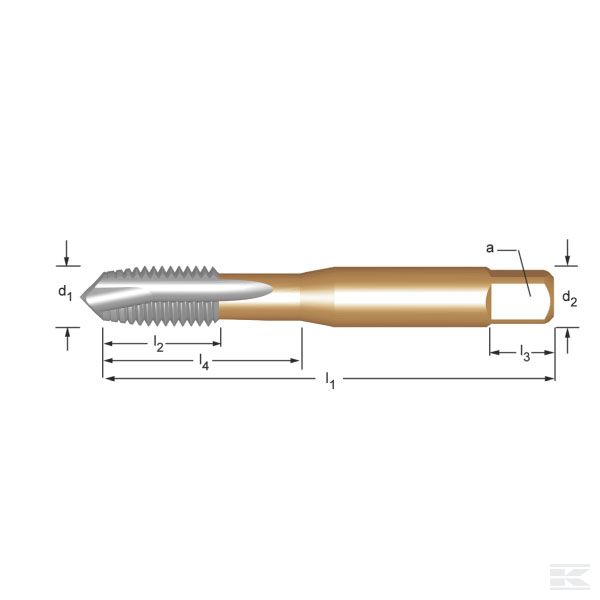 Метчик MTT-X E000 HSS