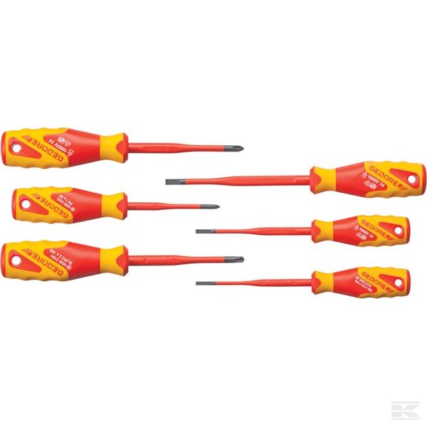 VDE 2162-2172 PM-06 VDE набор отверток SLIM DRIVE, 6 предмета