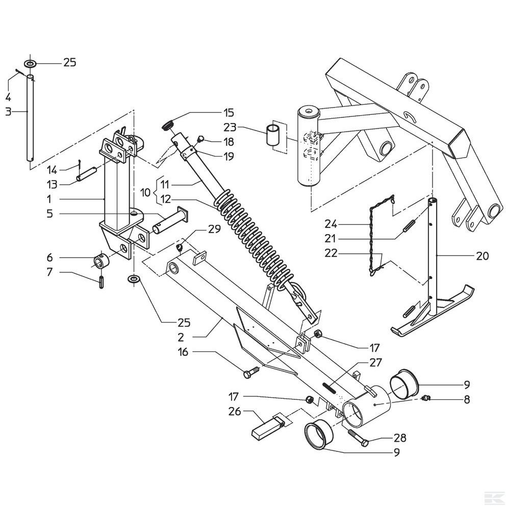 Рама, для Vicon CM 1700