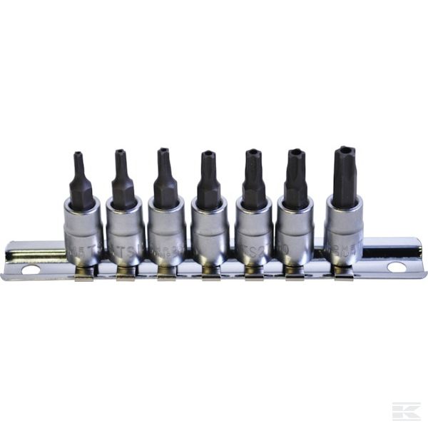 Набор торцовых 5-гранных гаечных ключей 1/4" Startorx, 7 предметов