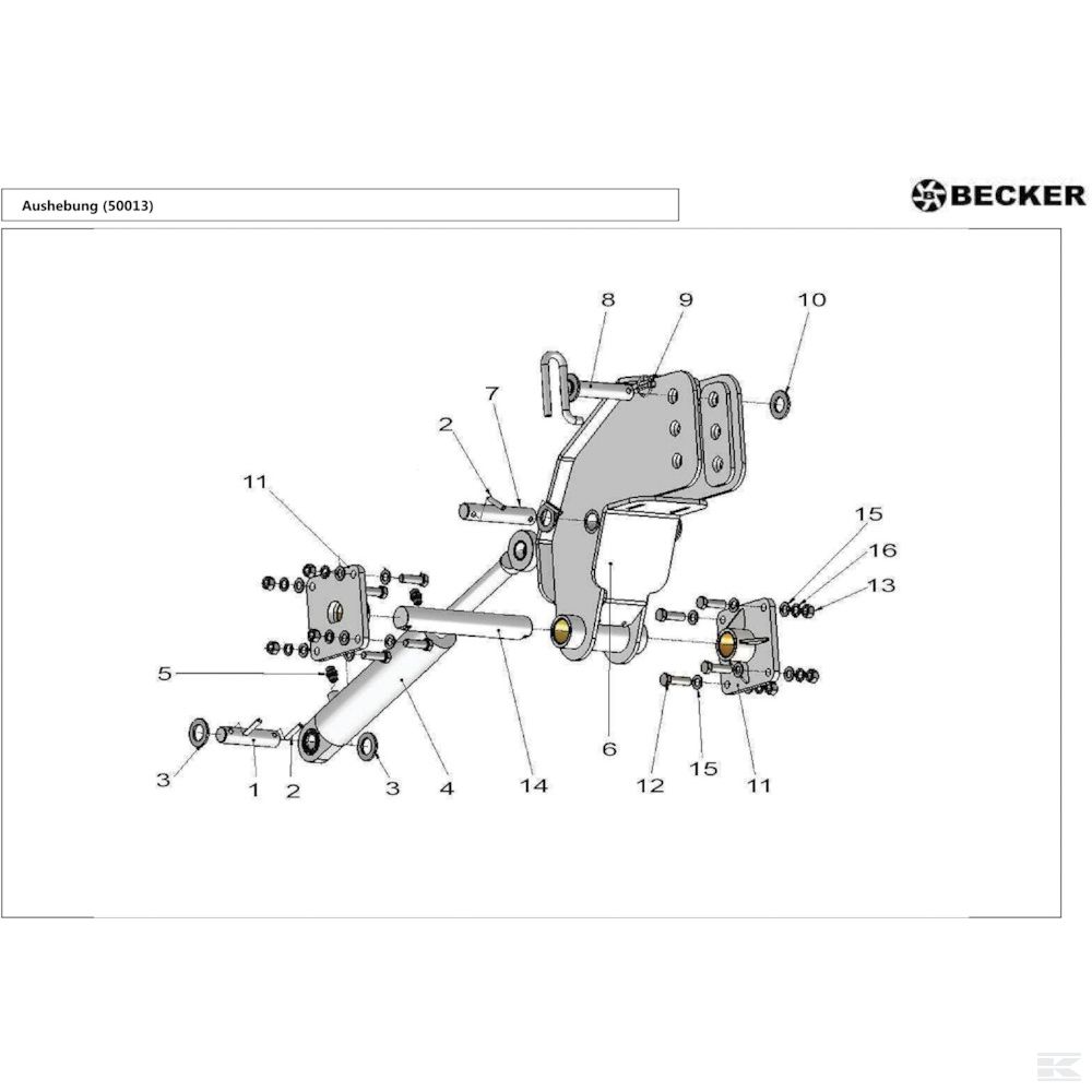 04 Подъемник Спроектировано для Becker Maxi Line