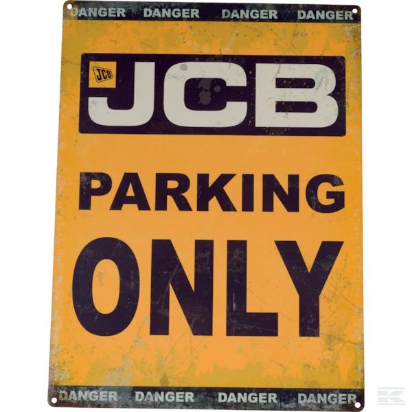 Знак парковки JCB