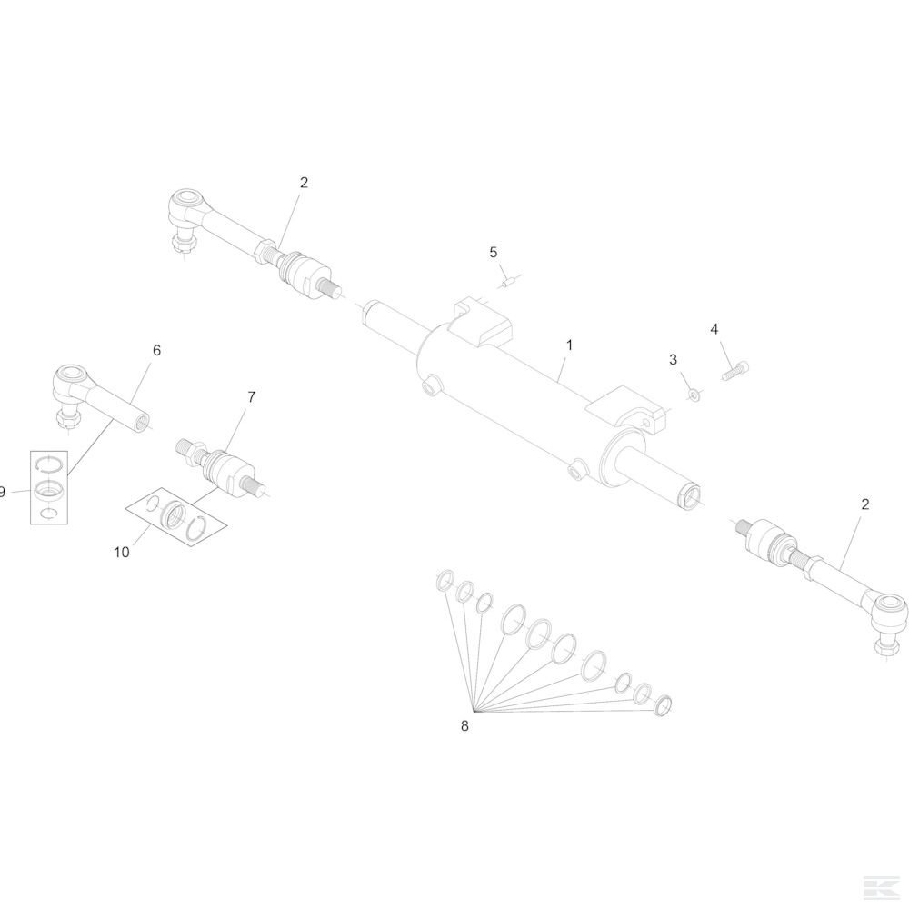 Клапан гидравлический Спроектировано для Dana Valtra 770-624