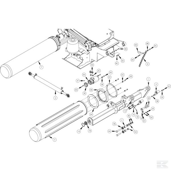 1.5 Роликовые рычаги 1310 / 1320 Спроектировано для Tanco 1300 Autowrap