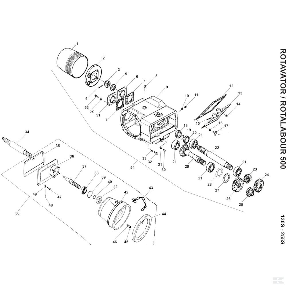 05 Ротор Спроектировано для Howard / Kongskilde R400S-190S