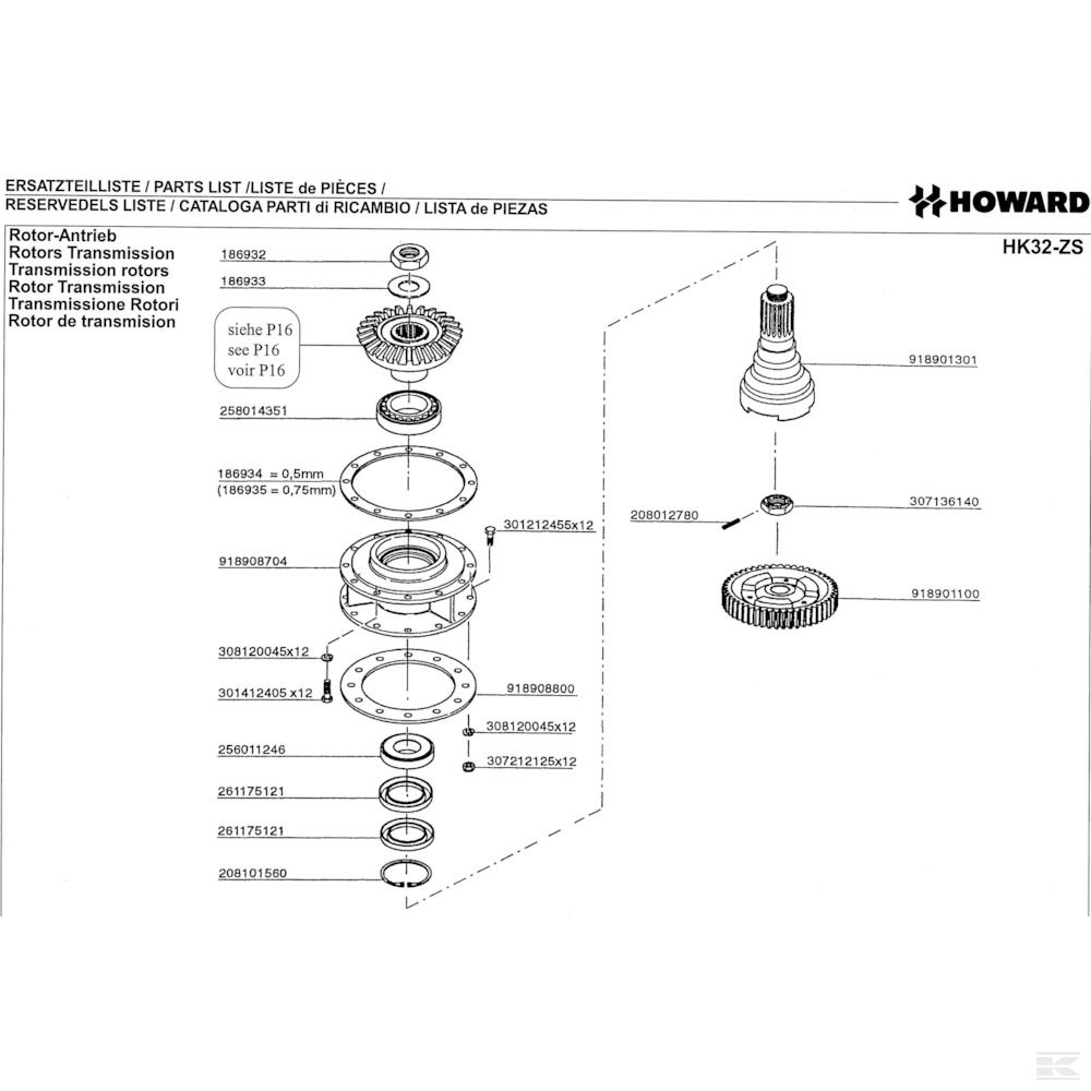 09 Лопасть дефлектора Спроектировано для Howard / Kongskilde HK25 300W