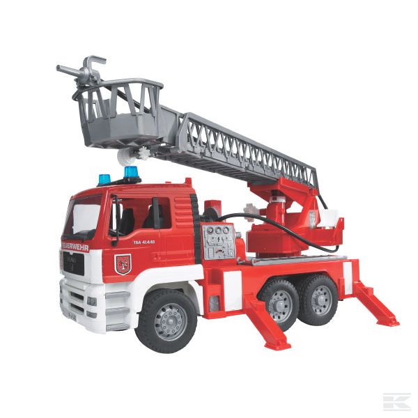 U02771 Пожарная машина MAN с поворотной лестницей и светозвуковым модулем