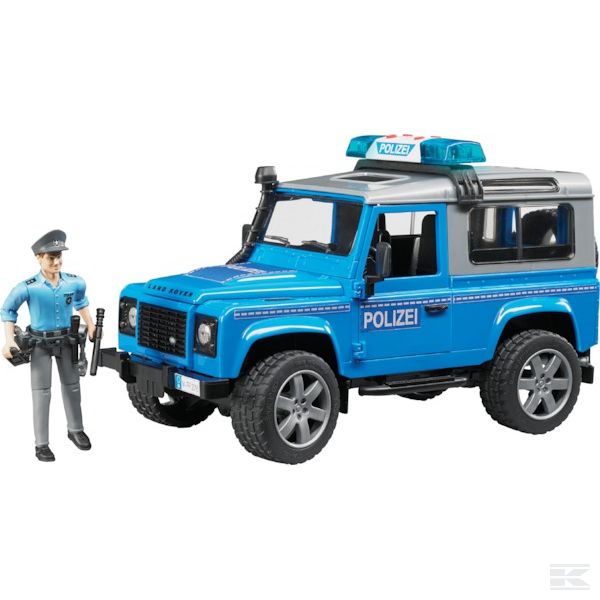 U02597- Полицейский автомобиль Land Rover Defender с полицейским