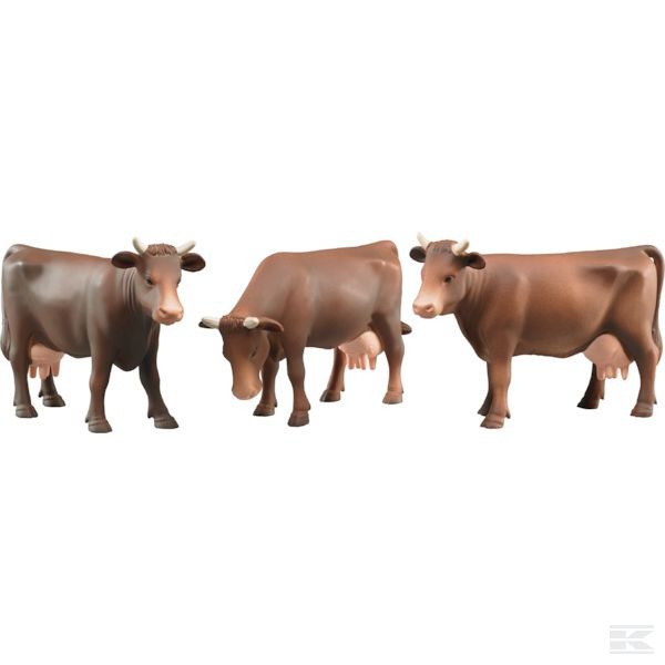 U02308 набор коров (6x с повернутой направо головой, 6x с опущенной головой, 4xс повернутой налево головой)
