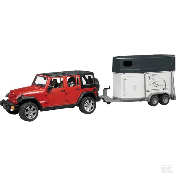 S04670 - Jeep с прицепом для перевозки лошади