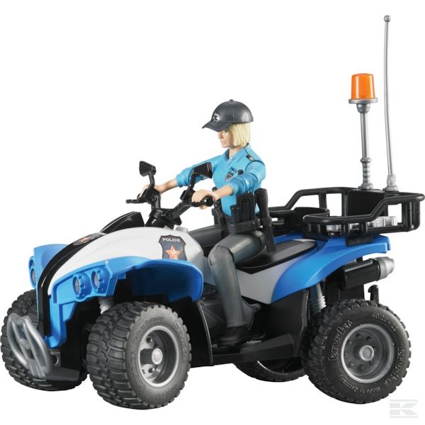 U63010 Женщина-полицейский с квадроциклом