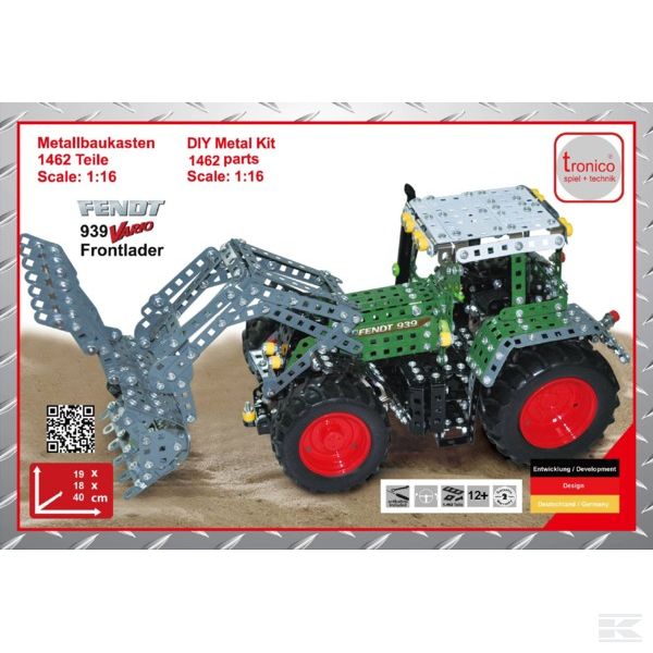 T10066 Fendt 939 Vario с фронтальным погрузчиком