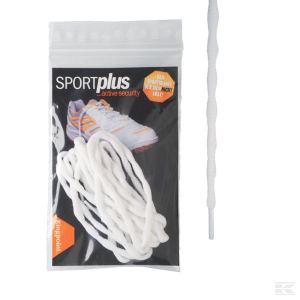Шнурки белые Ringelspitz Sport plus