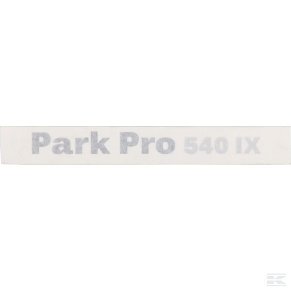 +decal " Park Pro 540 IX "