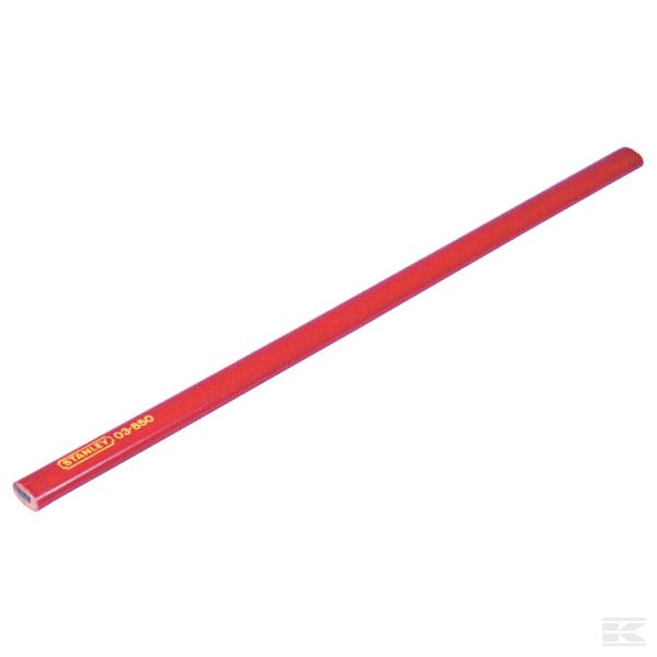 Красный столярный карандаш