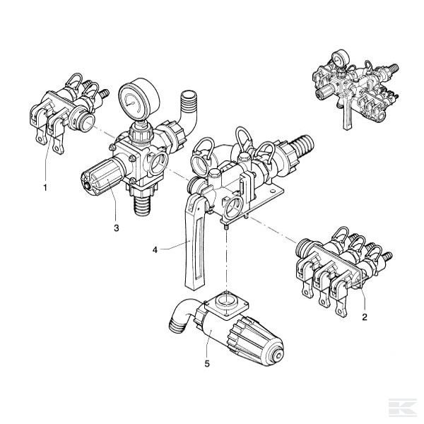 Секционный клапан ECM 6