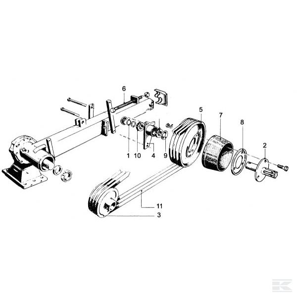 Главный привод, для Vicon CM 165