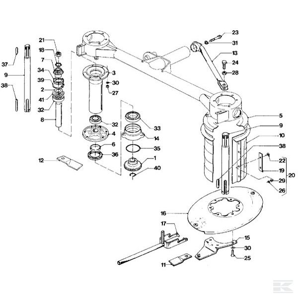 Диски косилочные, подходят для PZ Falazet 230