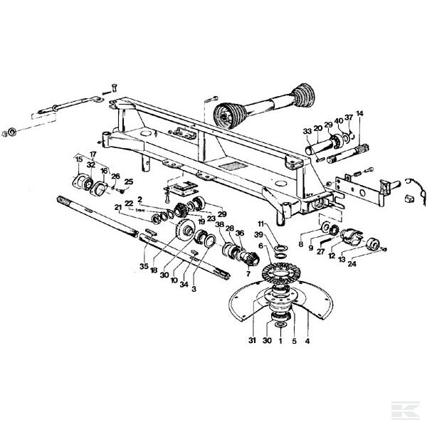 Главный привод, для PZ Fanex 600 / 730