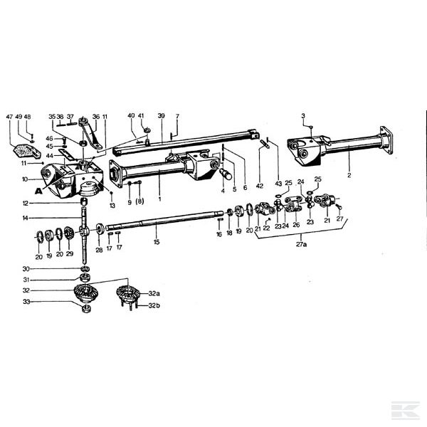Drive - Outer - Niemeyer Rotary Tedder - HR 671 DH