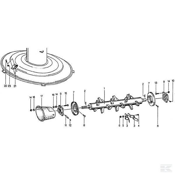 Мялка-вспушиватель, подходит для Niemeyer RO 230 HK