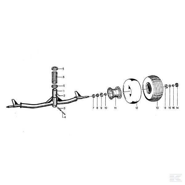 Механизм ходовой для Niemeyer RS 700 / 700 A