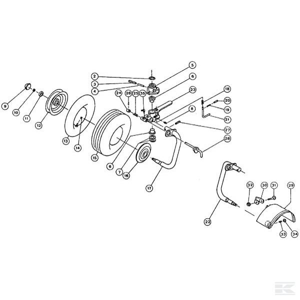 Колесо для Kuhn GF 4000 M