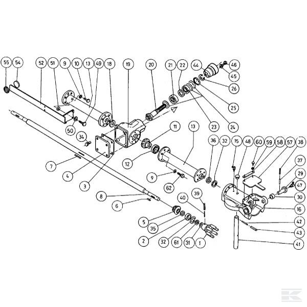 Главный привод для Kuhn GF 5001 MH/ 5001 MHA