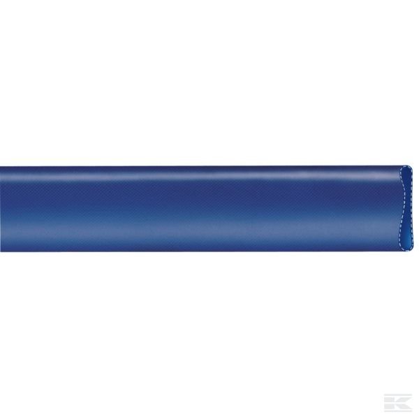 ПВХ напорный шланг плоский наматываемый синий