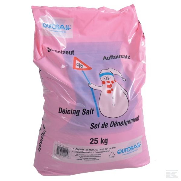 Соль для разбрасывания, 25 кг