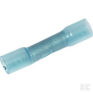 Стыковой соединитель синий с термоусадочным шлангом, 1,5–2,5 мм²