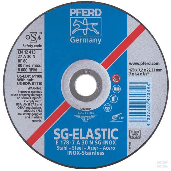 Круги обдирочные INOX SG Круги обдирочные INOX SG