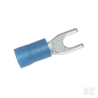 Наконечник кабельный вилкообразный - синий - 1.5-2.5 мм²