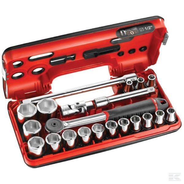 +Socket set 1/2" 21 pcs.