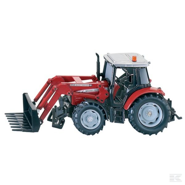S03653 трактор Massey Ferguson 5455 с фронтальными вилами
