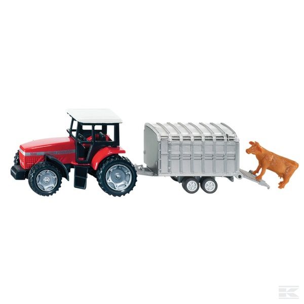 S01640 трактор с прицепом для перевозки скота
