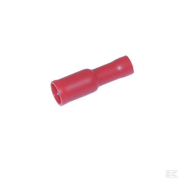 Втулка круглого штекера красная 0,5–2,5 мм²