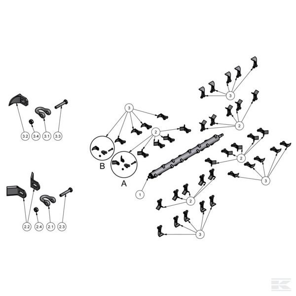SMK120 - с 2010 - ножевой вал