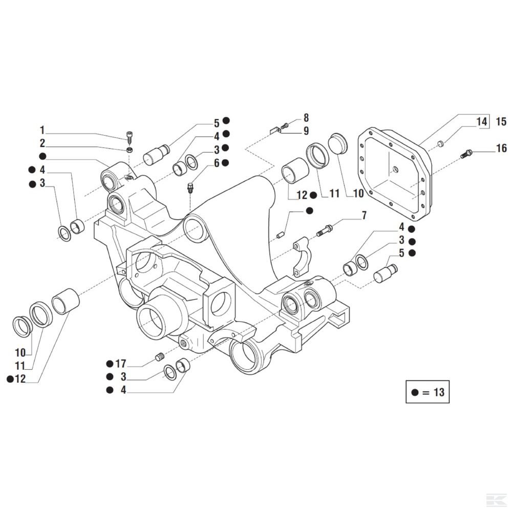 Запчасти Спроектировано для Annovi Reverberi AR 410 bp Twin, AR 460 bp Twin
