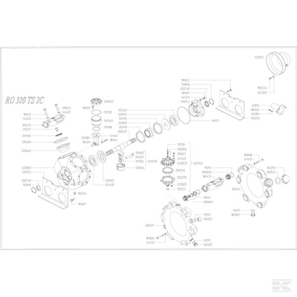 Запасные части для насосов Udor RO 320
