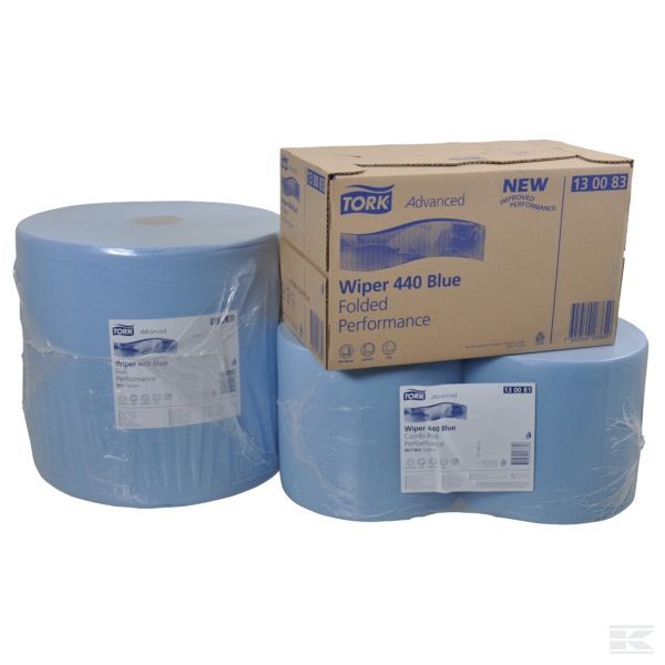 Бумажное полотенце, синее, Tork W1/W2