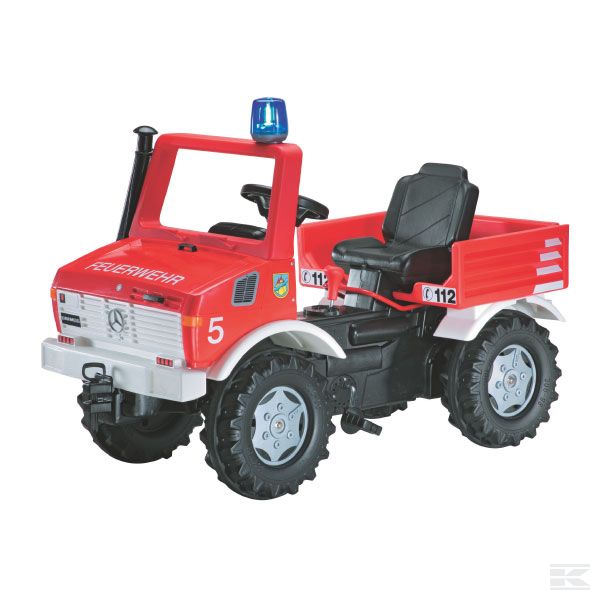 Пожарная машина Unimog R03663 с двумя передачами, тормозами и синими фонарями