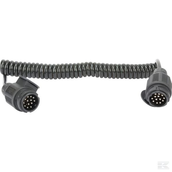 Спиральный кабель 12V/7-контактный -3,50 м