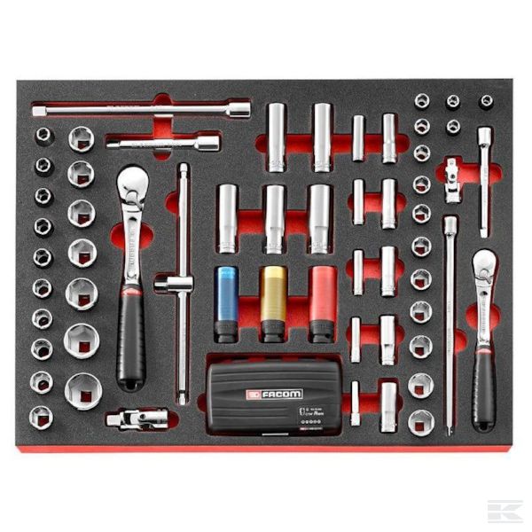+Module sockets 1/4"-3/8"-1/2"