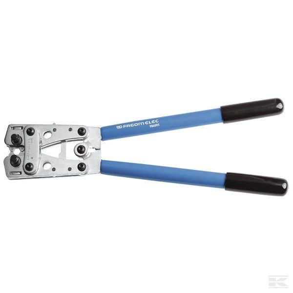 Crimping Pliers for tubular terminals with rotating dies - 985095