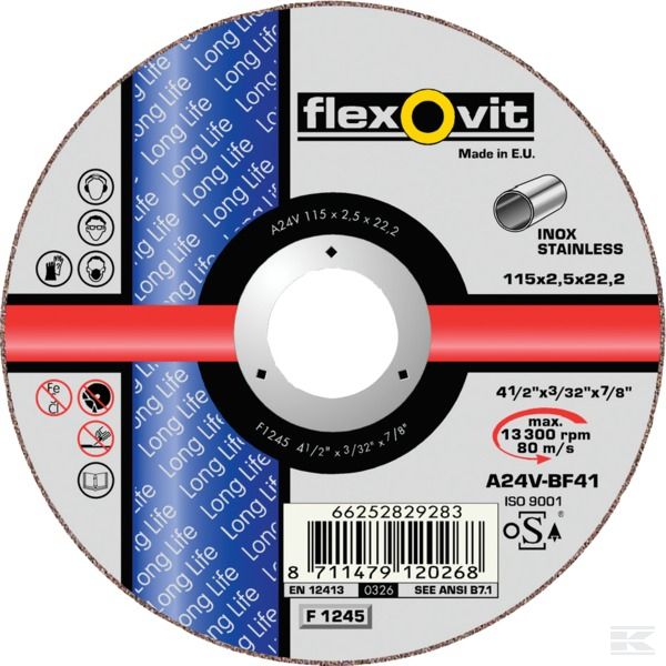 Отрезные диски Flexovit Long Life