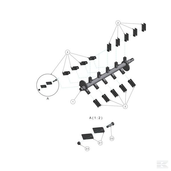 KV60 - с 2011 - ножевой вал