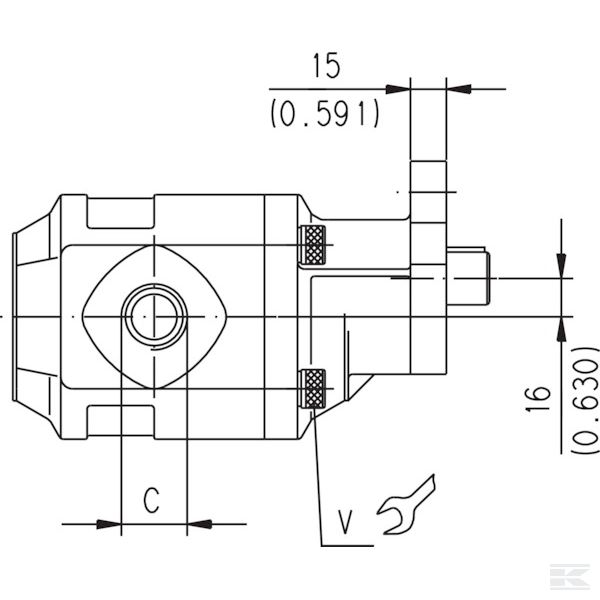 FP2040B Шес. насос FP20,40-B0-43-T0-LGE/GE-N